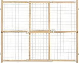 Wire Mesh Pet Safety Gate 32 Inches Tall Expands 29 50 Inches Wide - £54.35 GBP