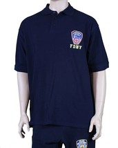 Official FDNY Navy Blue Polo Shirt - Men&#39;s - New York City Fire Department - £20.66 GBP+