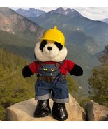 Build A Bear Workshop Panda Bear Construction Worker Clothes Boots Hat P... - $77.16 CAD