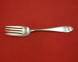 Shell by Arthur Stone Sterling Silver Cold Meat Fork 9 1/2&quot; Serving Silverware - £224.98 GBP