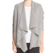 $395 VINCE Draped Front Wool &amp; Cashmere Cardigan Size XS - $49.49