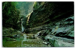 Central Cascade Watkins Glen State Park New York Unused Postcard - £41.11 GBP