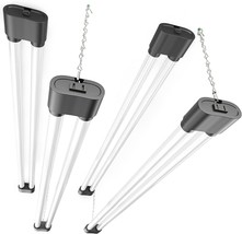 Ensenior 4 Pack Linkable Led Utility Shop Light, 4 Ft, 4400 High, Etl Ce... - $51.99
