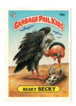 1986 Topps Garbage Pail Kids BEAKY BECKY #99a Series 3 Sticker Card GPK EX - £1.94 GBP