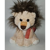 Hug Fun Lion Plush Valentine&#39;s Day Big 16&quot; Stuffed Animal Toy Gift Red H... - £23.19 GBP