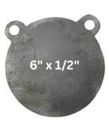 (2) AR500 Steel Gong Shooting Target 3/8  6&quot; + 8&quot; + 10&quot;  Round 2-Hole 02... - $2,237.40 MXN