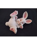 60s Spaghetti Rabbit Figurine Midcentury Japan Sugar Texture - £19.45 GBP
