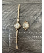 Vintage Gruen Benrus 10k Rolled Gold RG Bezel Watch Scrap Fix Or Repair EG - $34.65