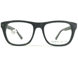 Perry Ellis Brille Rahmen PE 374-2 Mattschwarz Quadratisch Holz Korn 50-17-140 - £22.12 GBP