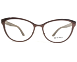 Etro Eyeglasses Frames ET2106 210 Brown Cat Eye Round Full Rim 53-16-140 - $65.29