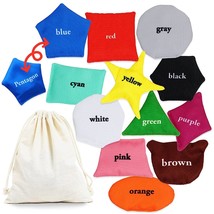 Educational Bean Bags For Toddlers, 12 Pack Preschool Learning Toys For Kids To  - £27.17 GBP