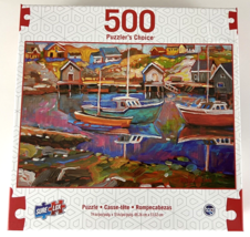 Sure Lox Puzzlers Choice &quot;Peggy&#39;s Cove 500 Piece Puzzle #10127 - £4.64 GBP
