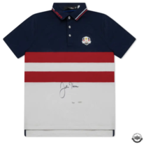 Justin Thomas Autographed USA 2023 Ryder Cup Sunday Polo Shirt UDA LE 23 - £1,053.71 GBP