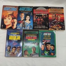 Lot Of (7) Vintage Star Trek Paperbook Novels - £28.17 GBP