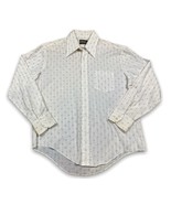 Vtg 70s TopsAll Shirt Disco Point Collar Poly/Cotton Striped Long Tail 1... - £19.08 GBP