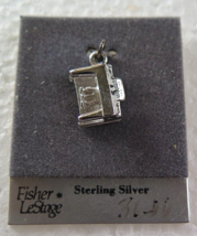 Vintage Fisher LeStage Sterling Piano Charm 2.5 Grams NOS On Card - £20.50 GBP