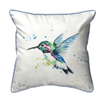 Betsy Drake Green Hummingbird Extra Large Pillow 22 X 22 - £54.48 GBP