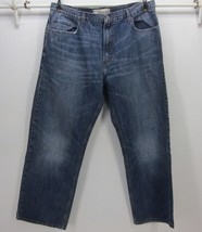 Levi&#39;s 569 Loose Straight Mens W40 L32 100% Cotton Medium Wash Blue J EAN S Grinds - $20.98