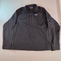 Patagonia Better Sweater 1/4 Zip Fleece Pullover Black Men’s M - $33.99