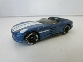 MATCHBOX DIECAST CAR BLUE SUNBURNER WHITE STRIPE 1/58 1990  H2 - $3.62