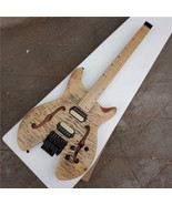 6 Strings Fretless Headless Electric Guitar,Semi Hollow Body  SD305 - $3,596.54 MXN