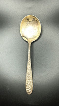 Vintage Sterling Silver Silverware Flatware Soup Spoon Gumbo Southern Rose 1933 - £63.94 GBP