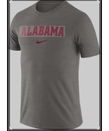 Nike Men&#39;s University Of Alabama Dri-FIT Team Issue Velocity T-Shirt - $718.71 MXN