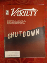 VARIETY magazine March 18 2020 Hollywood Pandemic Shutdown - £10.19 GBP