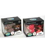 Five Nights At Freddy&#39;s FREDDY FAZBEAR &amp; FOXY Mini Tubbz Rubber Ducks FN... - $24.74