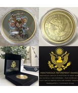US Navy Seabees Coin We Build-We Fight W/ Retirement  Award - $548.31 MXN