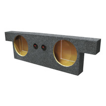 QPower Colorado/Canyon Crew Cab &#39;04-14 Dual 10&quot; Sealed Empty Woofer Box - $2,044.98 MXN