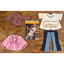 American Girl Julie Hippie Clothes Clothing Lot w/ 1974 Book - £29.93 GBP