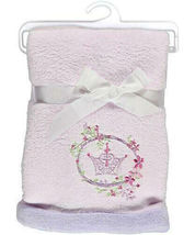Disney Fairy Tale Dreams Embroidered Boa Baby Blanket NEW Sweet Princess - £10.43 GBP