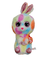 Ty Beanie Boos Pastel Tie Dye Bunny Rabbit Lollipop  (NEW WITH TAG) - £3.05 GBP