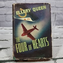 THE FOUR OF HEARTS by Ellery Queen Mystery HC Triangle Books 1941 - $19.79