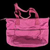 KIPLING Pink Nylon Messenger Bag Crossbody with Handles (No Long Strap) - $752.38 MXN