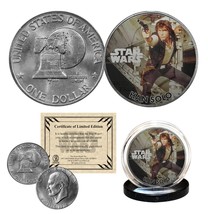 Han Solo - Star Wars Officially Licensed 1976 Eisenhower Ike Dollar U.S. Coin - $12.16