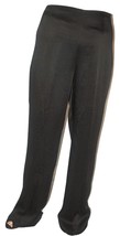 Anne Klein Women&#39;s Relaxed Fit Dress Pants Size 14 Black - £58.39 GBP
