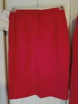 Executive Collection Ladies Red Woman&#39;s Size Size 10 Skirt (NEW) - £15.69 GBP