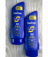 (2) Coppertone Sport Sunscreen Lotion Performance SPF 30 4-IN-1, 9.1oz, ... - $373.13 MXN