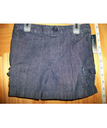 Faded Glory Baby Clothes 3T Toddler Girl Shorts Navy Denim Jeans Pull-up... - $162.31 MXN