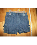 Faded Glory Baby Clothes 3T Toddler Girl Shorts Blue Denim Jeans Pull-up... - £6.78 GBP