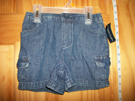 Faded Glory Baby Clothes 4T Toddler Girl Shorts Blue Denim Jean Pull-up ... - £5.96 GBP
