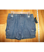 Faded Glory Baby Clothes 4T Toddler Girl Shorts Blue Denim Jean Pull-up ... - $144.26 MXN