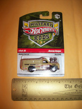 Hot Wheels Race Car Toy Bomb Squad Truck SUV Rescue Ranger Metal Military Rod - £7.41 GBP