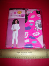 Joe Boxer Girl Clothes 8 Thermal Underwear Set Pink Sheep Top Pant Bottoms New - £8.29 GBP