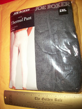 Joe Boxer Men Clothes 2XL Thermal Underwear 2-Extra Large Gray Pant Grey Bottoms - £10.64 GBP