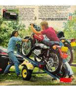 1977 Harley Davidson Motorcycle Advertisement GE Portable Radio Cassette... - $41.01 CAD