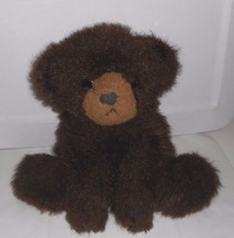 15&quot; Vintage 1982 Gund Dark Brown Baby Floppy Teddy Bear Stuffed Animal Plush Toy - £59.11 GBP