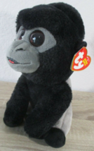 Ty Classic 9&quot; Medium BO Silver Back Gorilla Plush Stuffed Animal Retired - £20.39 GBP